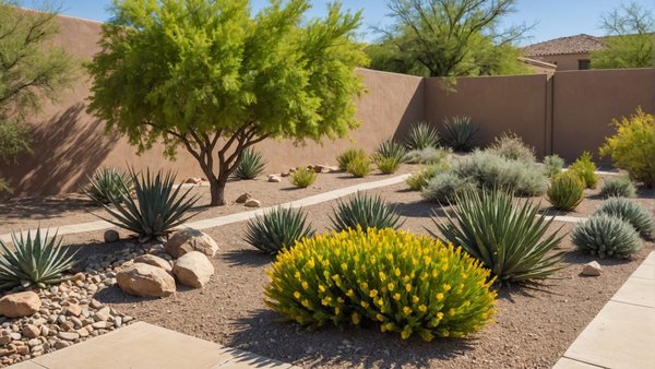 Quel est le meilleur moyen pour réduire la consommation d'eau d'un jardin dans un climat aride ?
