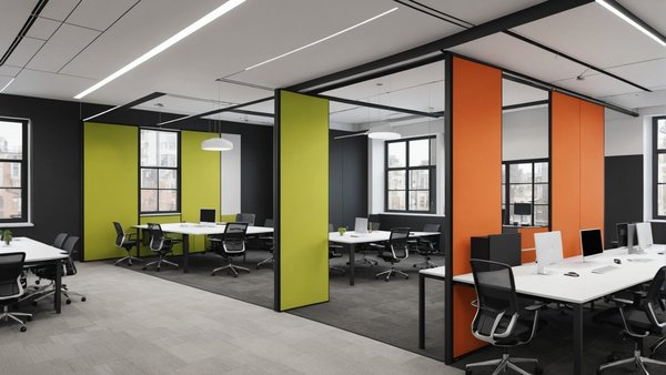 Comment créer une cloison amovible acoustique dans un espace de travail partagé?