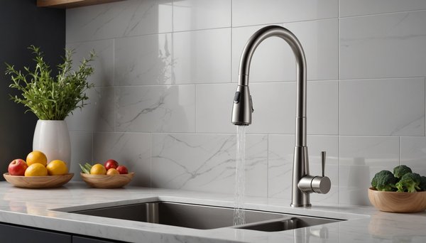 Optimisez votre cuisine avec un robinet rabattable élégant