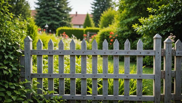 Aménagez votre jardin avec une ganivelle en bois chic