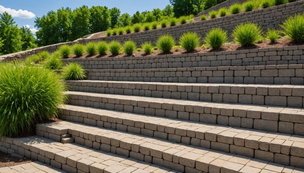 Murets de soutènement : solutions innovantes pour terrains en pente